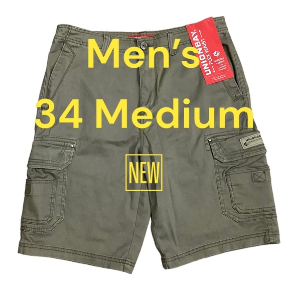 UNIONBAY Shorts Mens Unionbay Jeans 34 Medium Cargo Utility Shorts
